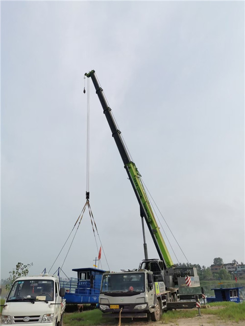 广安市桥梁建设吊装案例